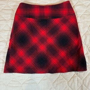 Red A-Line Skirt